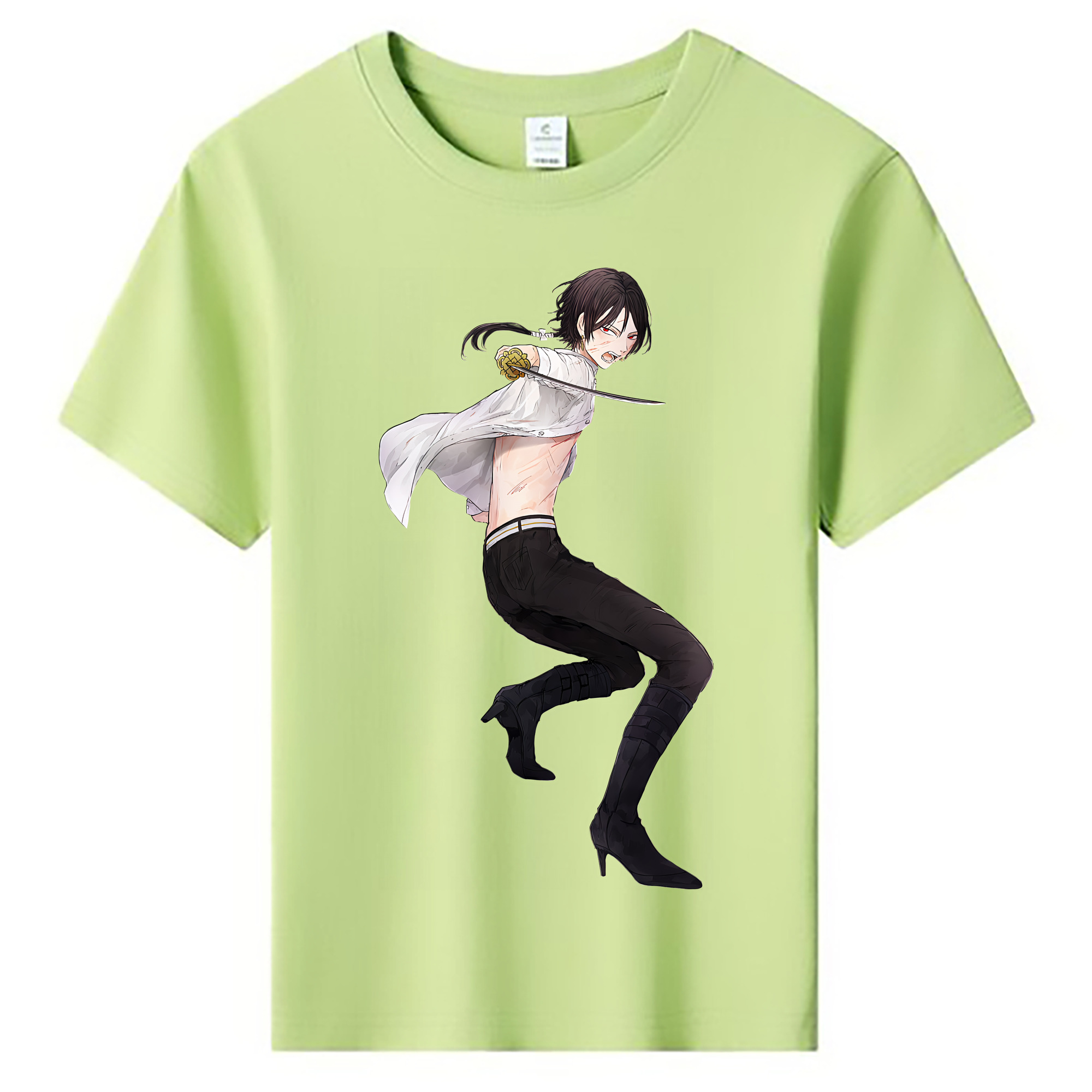 （画像用） 刀剣乱舞 Touken Ranbu 綿100％キッズTシャツ（フロントプリント）
